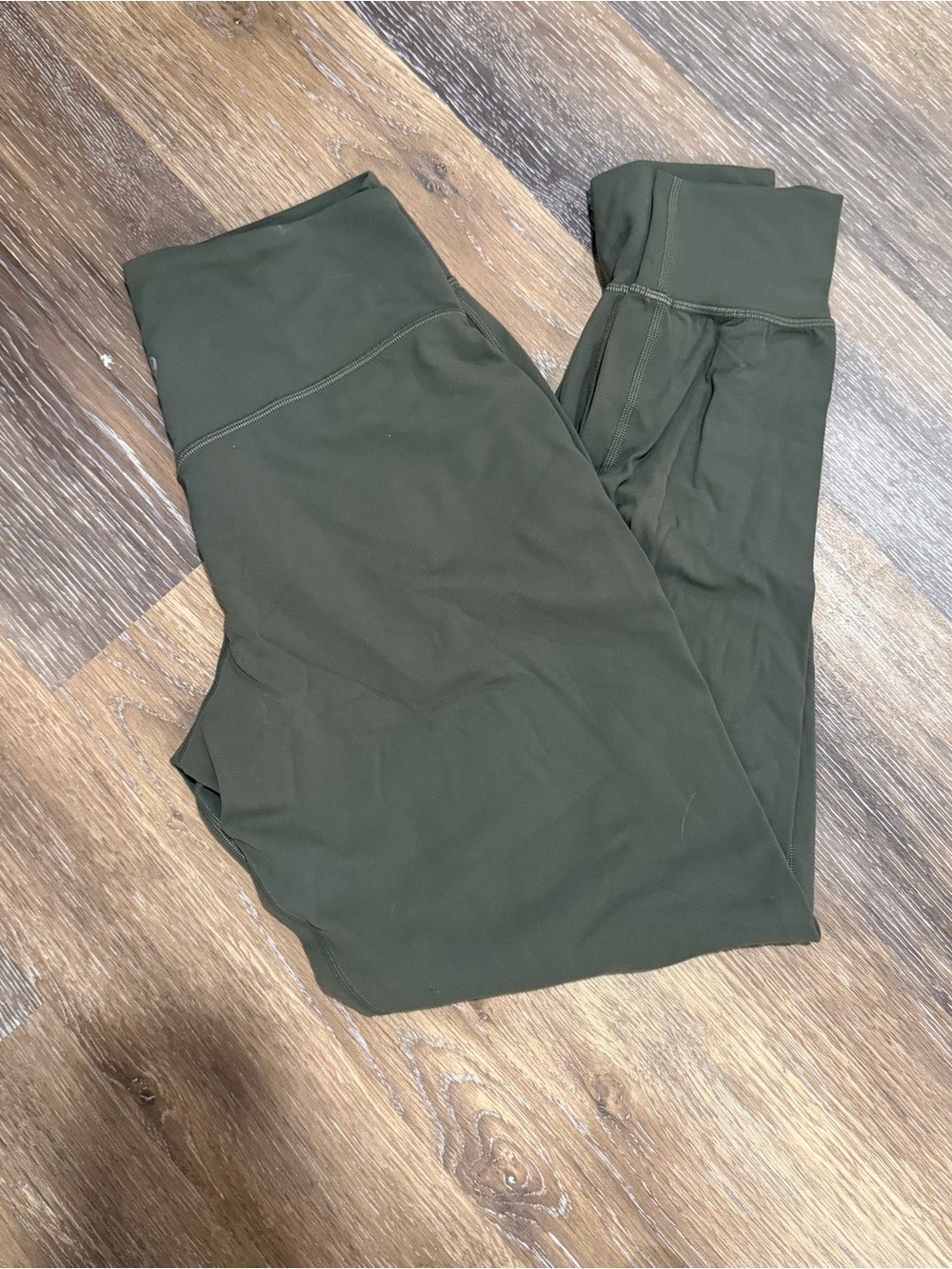 lululemon High Rise Align Olive Green Joggers Pants